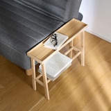 竹材　スリムトレーテーブル