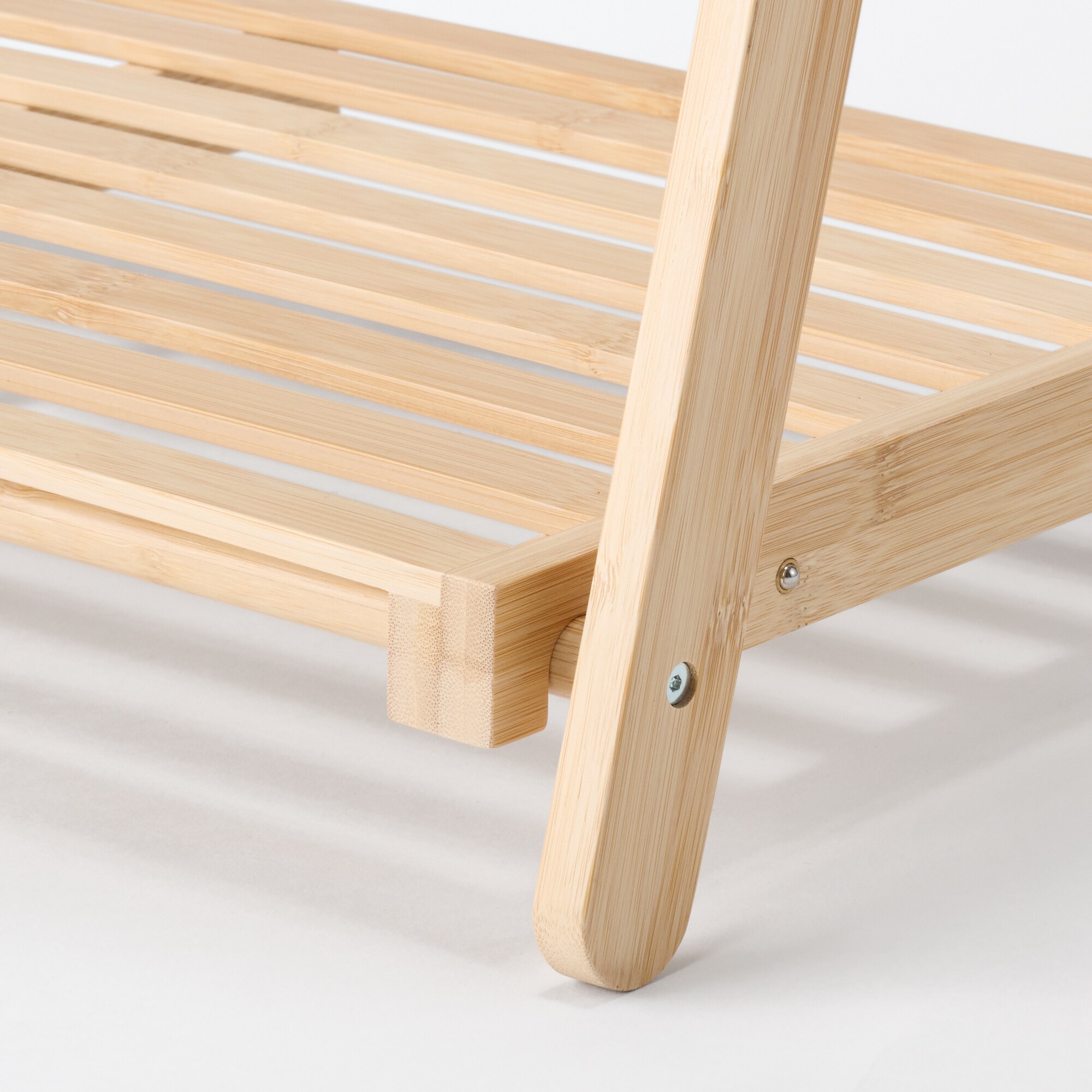 竹材　折りたためるタオルハンガー