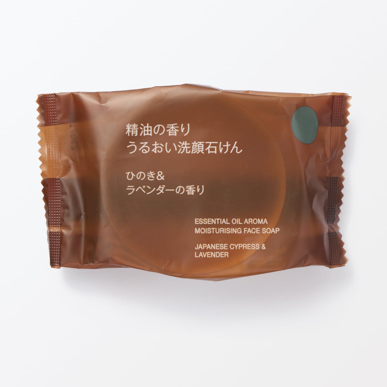 精油の香り　うるおい洗顔石けん　ひのき＆ラベンダーの香り