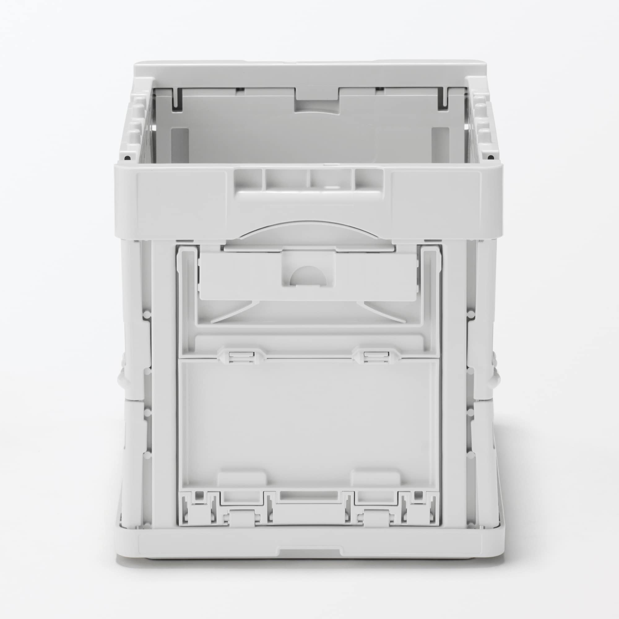 再生ポリプロピレン入り 折りたたみコンテナ 窓付 20L ホワイト