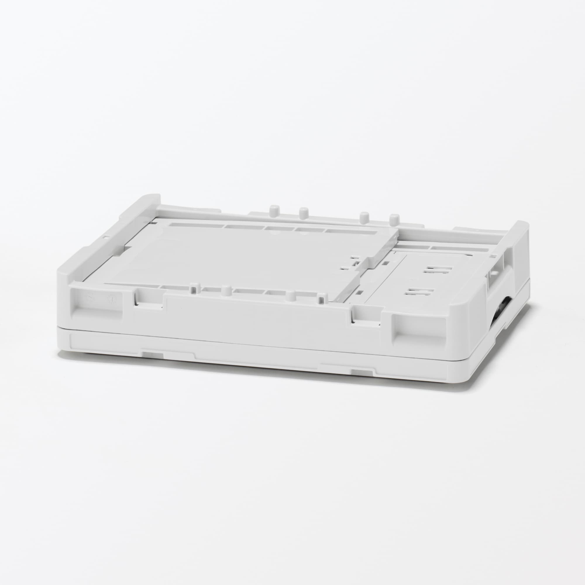 再生ポリプロピレン入り 折りたたみコンテナ 窓付 20L ホワイト