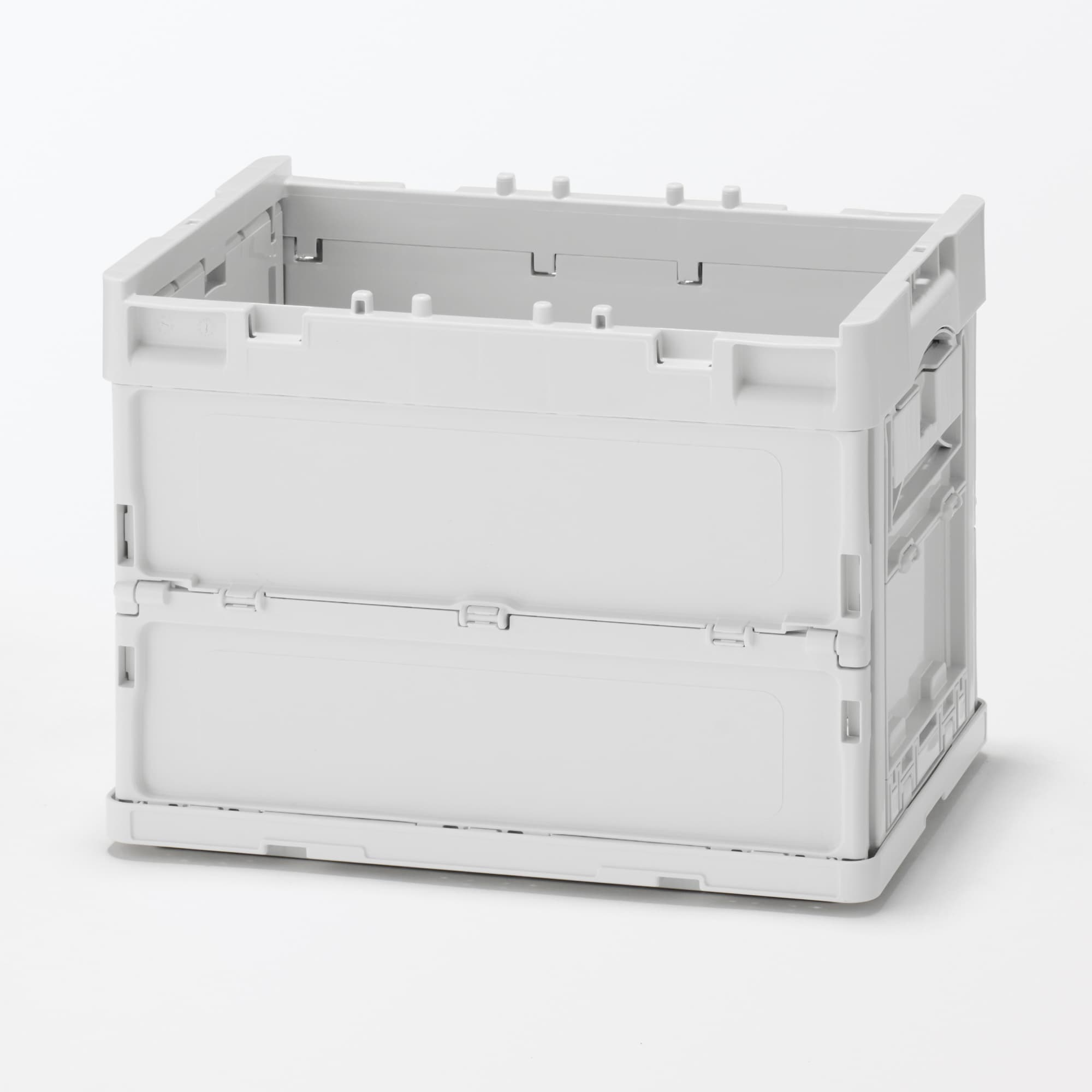 【美品】無印良品 折りたたみコンテナ 20L/窓付き 50L/平台車 5点セット 再生ポリプロピレン入り 折りたたみコンテナ 窓付 20L ホワイト