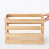重ねて使える　竹材すのこボックス　大
