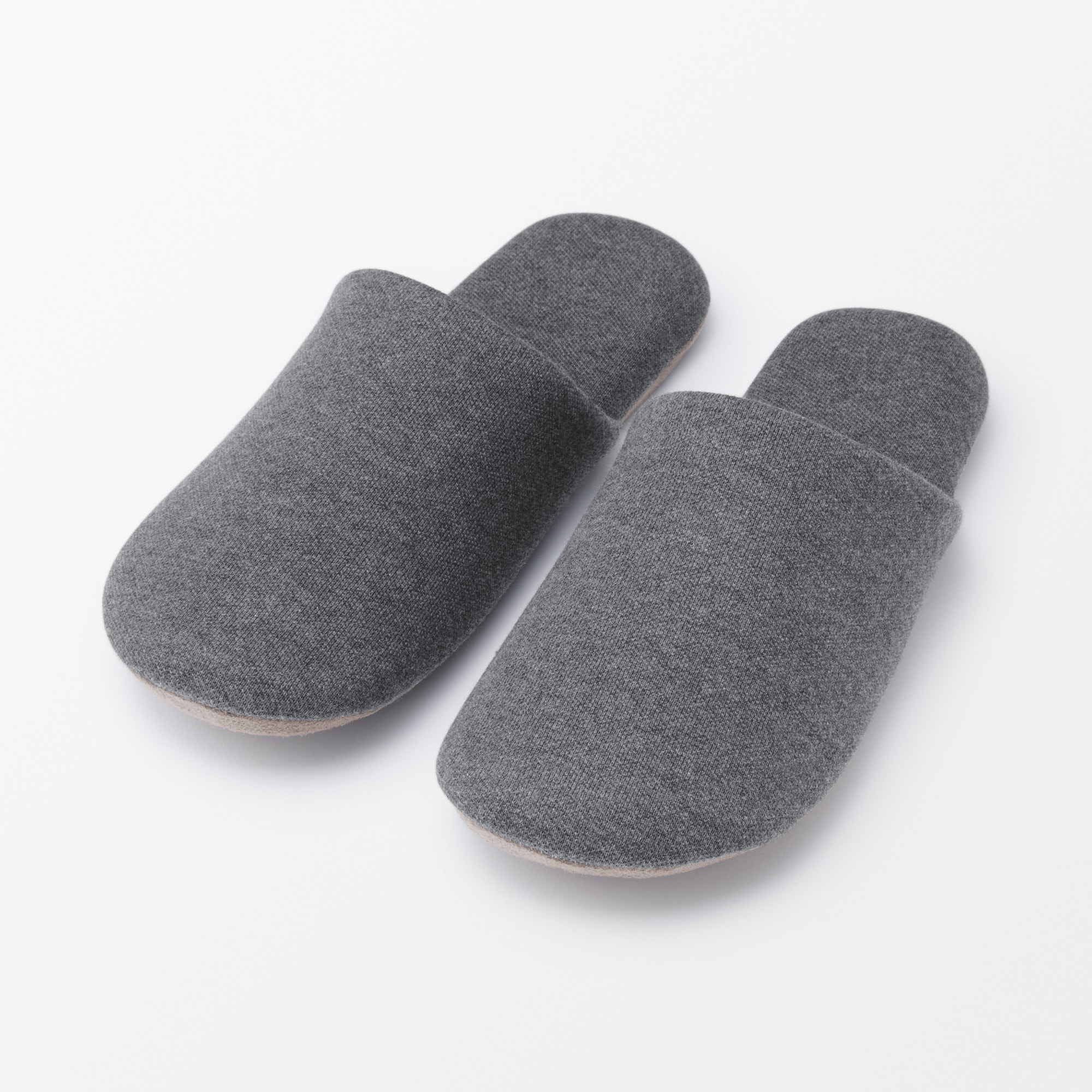 綿鹿の子履き心地やわらか足なりスリッパ