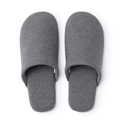 綿鹿の子履き心地やわらか足なりスリッパ