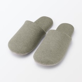 綿鹿の子履き心地やわらか足なりスリッパ