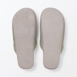 綿鹿の子履き心地やわらか足なりスリッパ