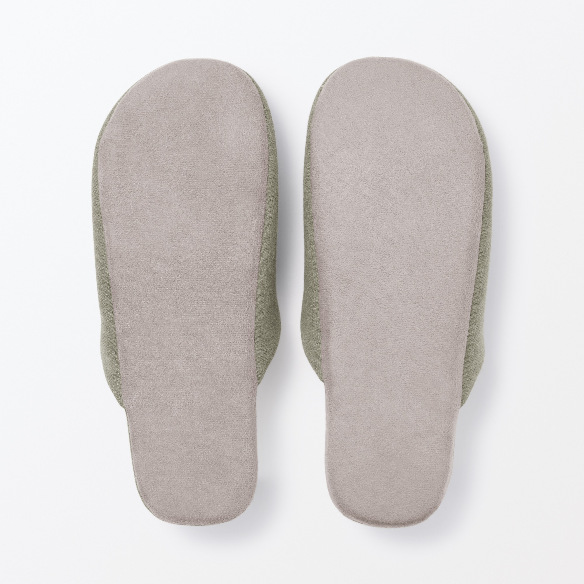 綿鹿の子履き心地やわらか足なりスリッパ