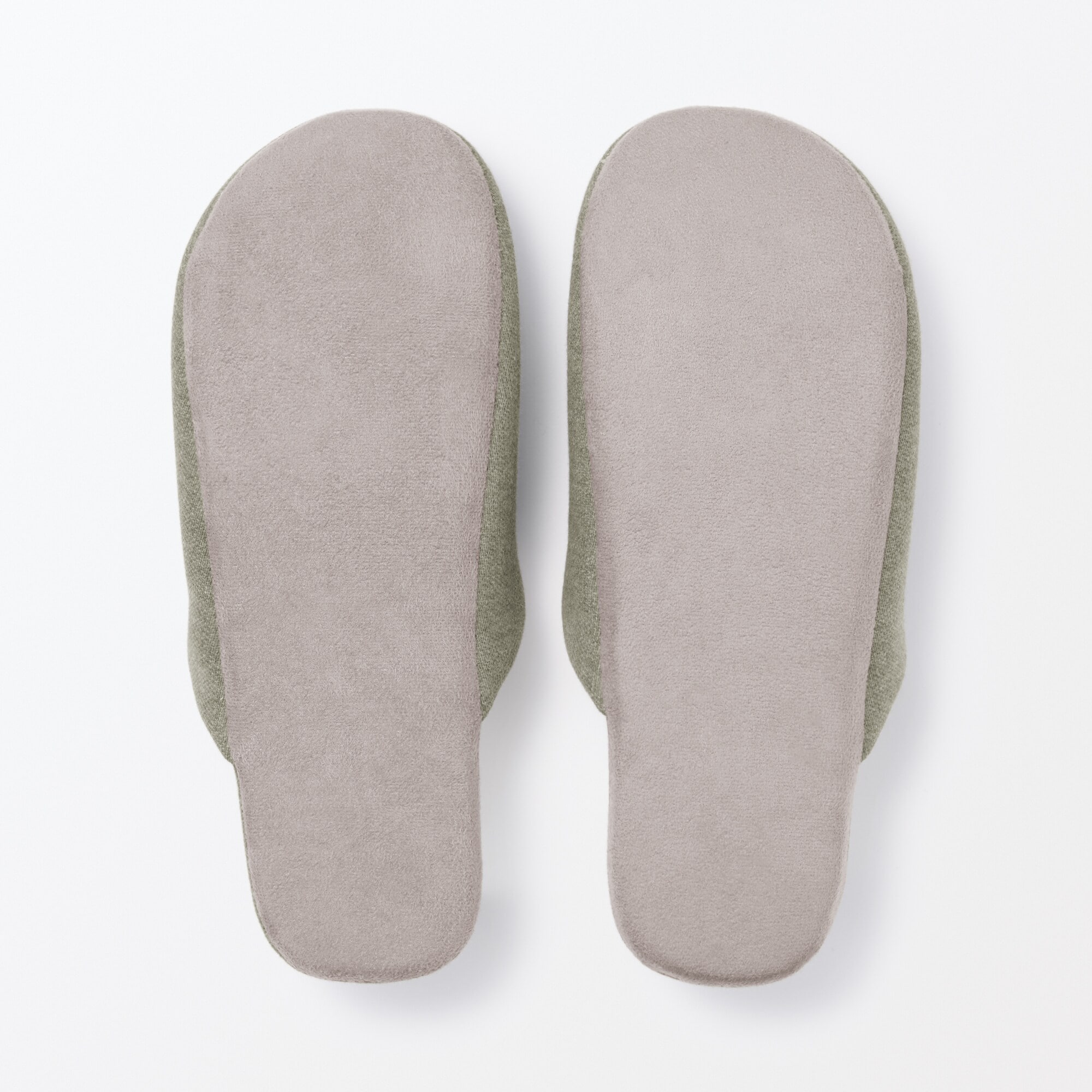 綿鹿の子履き心地やわらか足なりスリッパ