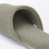 綿鹿の子履き心地やわらか足なりスリッパ