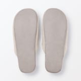 綿鹿の子履き心地やわらか足なりスリッパ