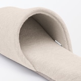 綿鹿の子履き心地やわらか足なりスリッパ