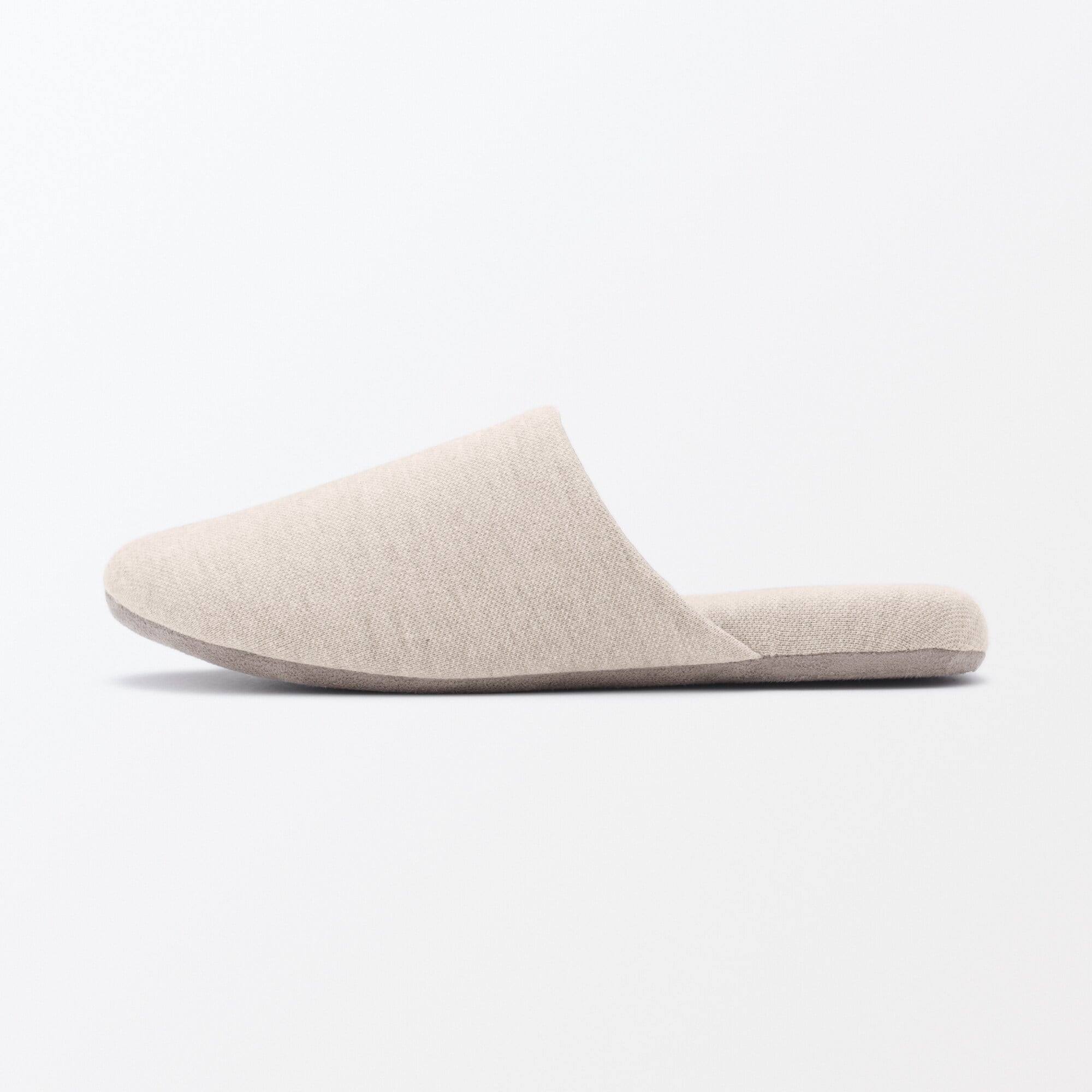 綿鹿の子履き心地やわらか足なりスリッパ