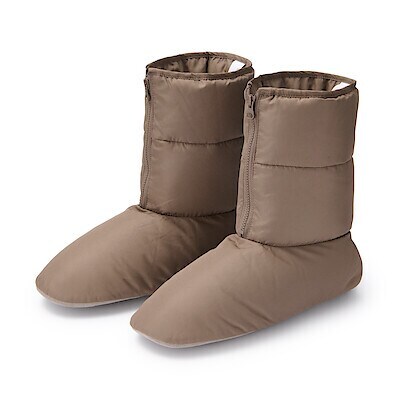 リサイクルダウンを使ったダウンルームブーツ　Ｍ～Ｌ