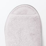 洗える綿パイルスリッパ・前あき