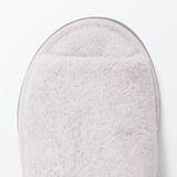 洗える綿パイルスリッパ・前あき