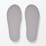 洗える綿パイルスリッパ・前あき