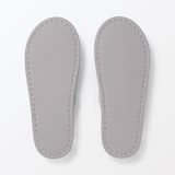 洗える綿パイルスリッパ・前あき