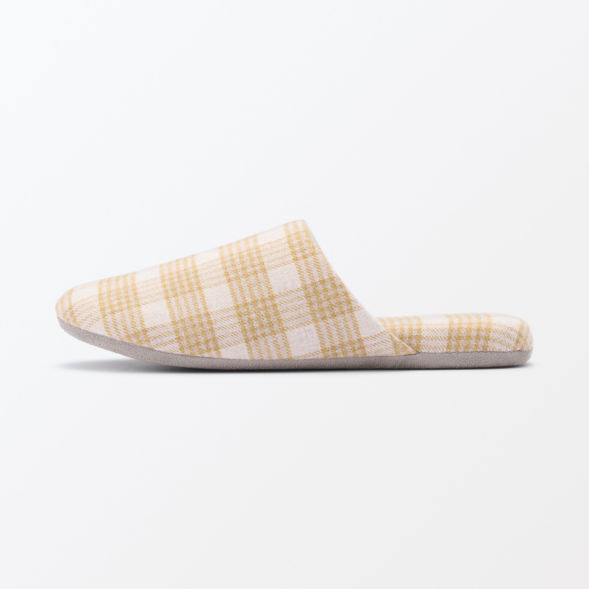 綿フランネル履き心地やわらか足なりスリッパ