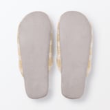 綿フランネル履き心地やわらか足なりスリッパ