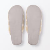 綿フランネル履き心地やわらか足なりスリッパ