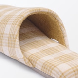 綿フランネル履き心地やわらか足なりスリッパ