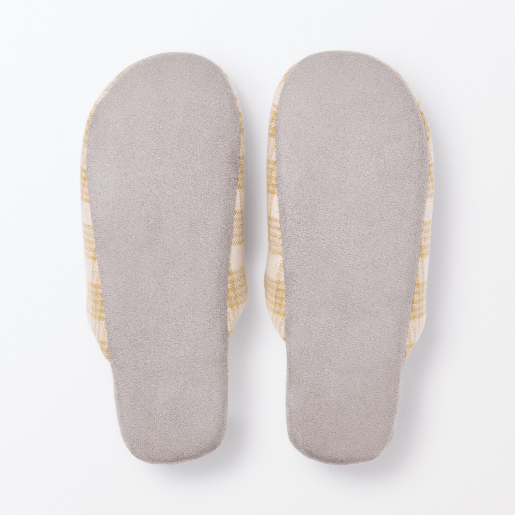 綿フランネル履き心地やわらか足なりスリッパ