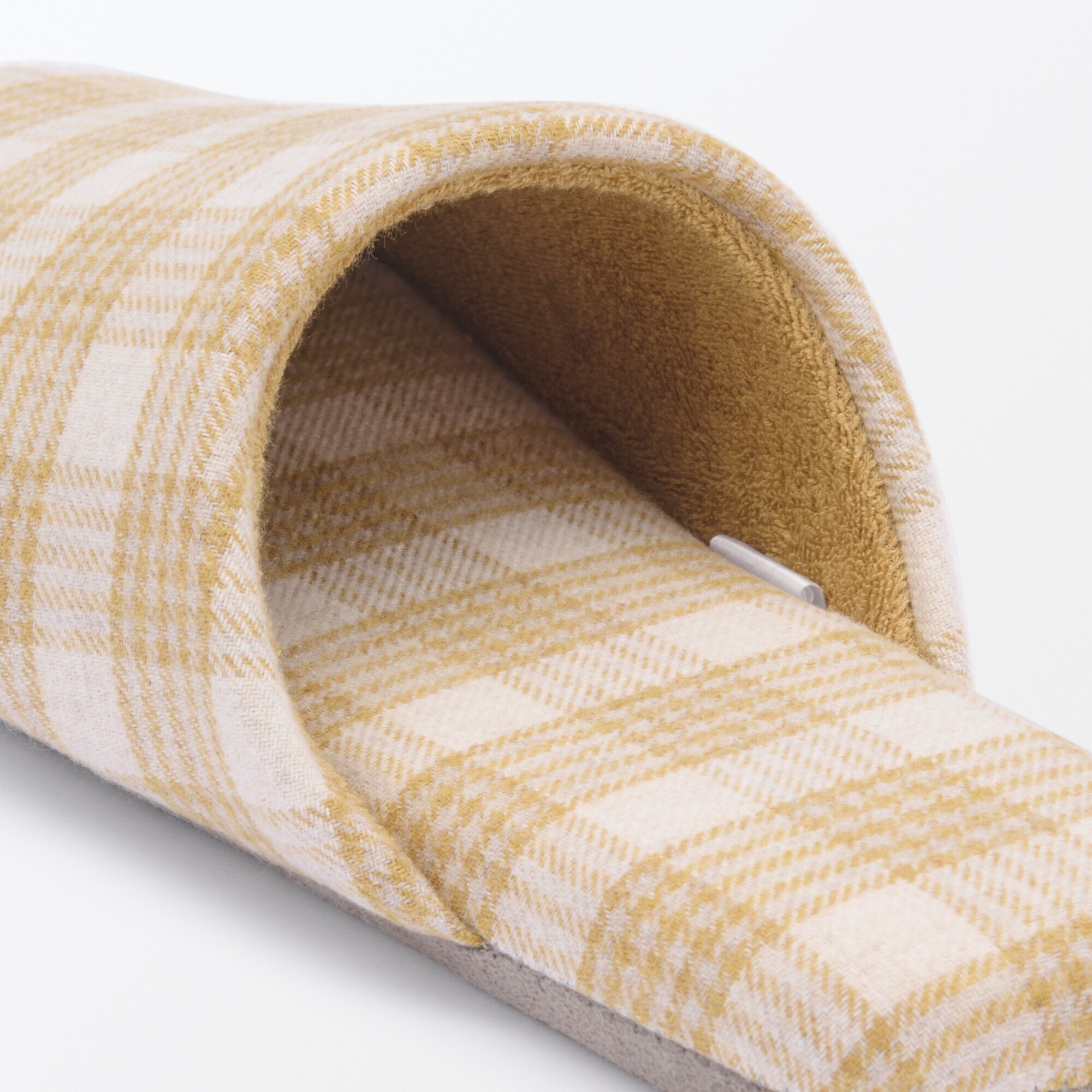 綿フランネル履き心地やわらか足なりスリッパ