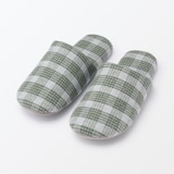 綿フランネル履き心地やわらか足なりスリッパ