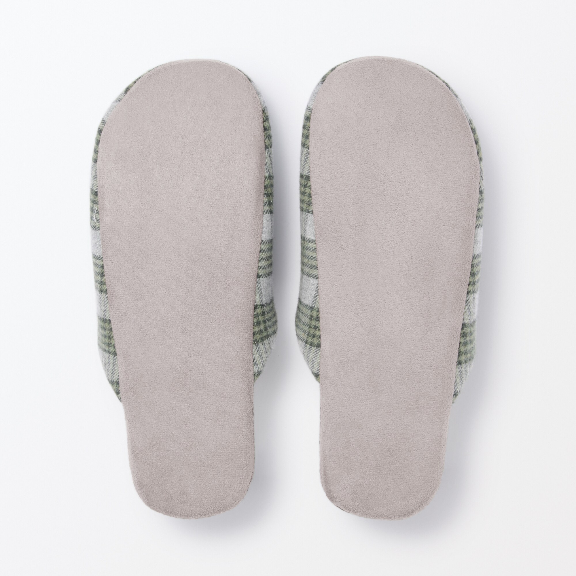 綿フランネル履き心地やわらか足なりスリッパ