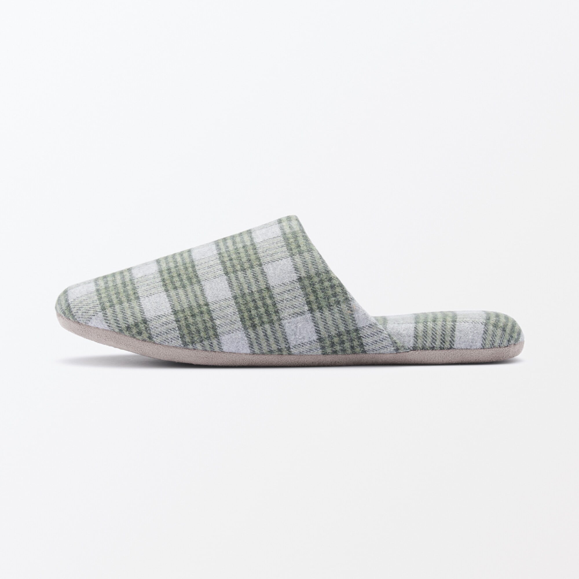 綿フランネル履き心地やわらか足なりスリッパ