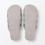 綿フランネル履き心地やわらか足なりスリッパ