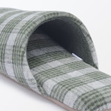 綿フランネル履き心地やわらか足なりスリッパ