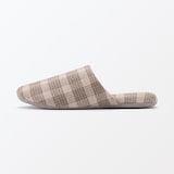 綿フランネル履き心地やわらか足なりスリッパ