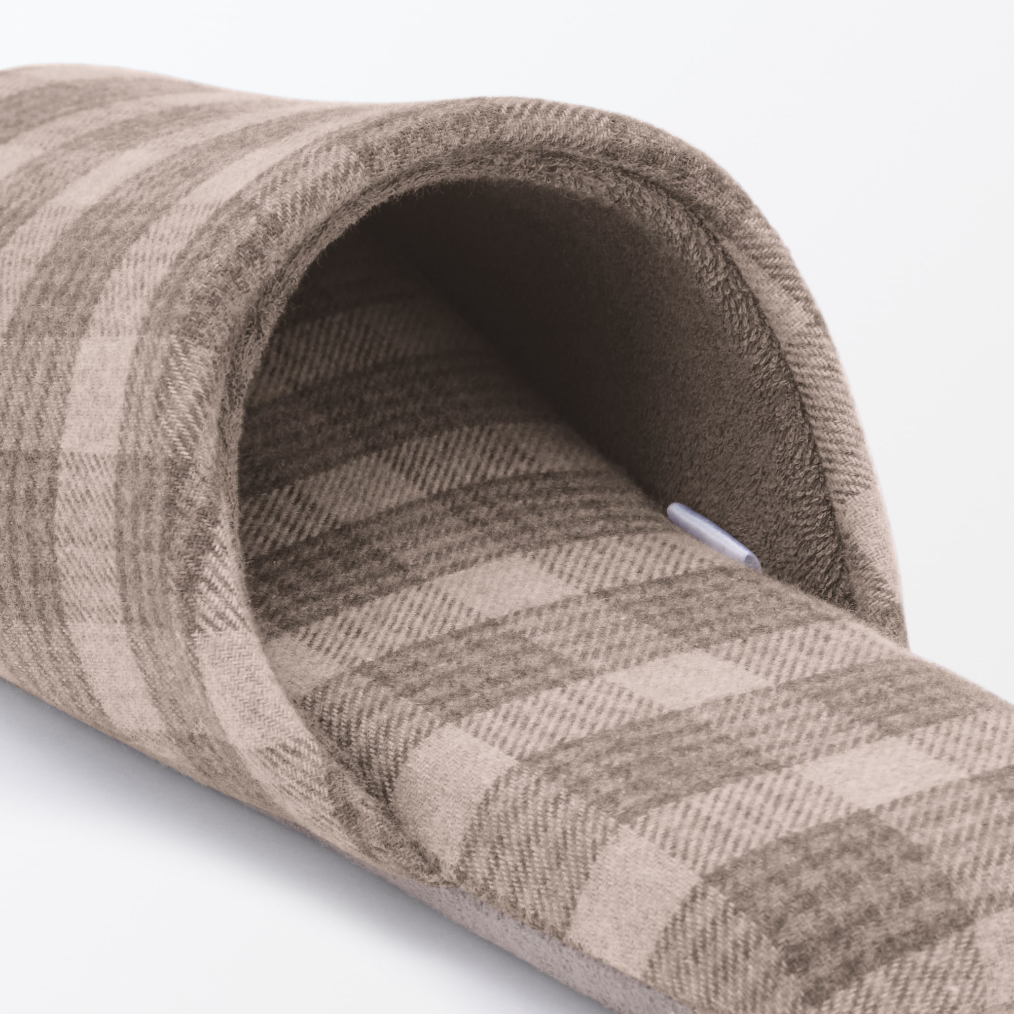 綿フランネル履き心地やわらか足なりスリッパ