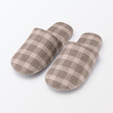 綿フランネル履き心地やわらか足なりスリッパ