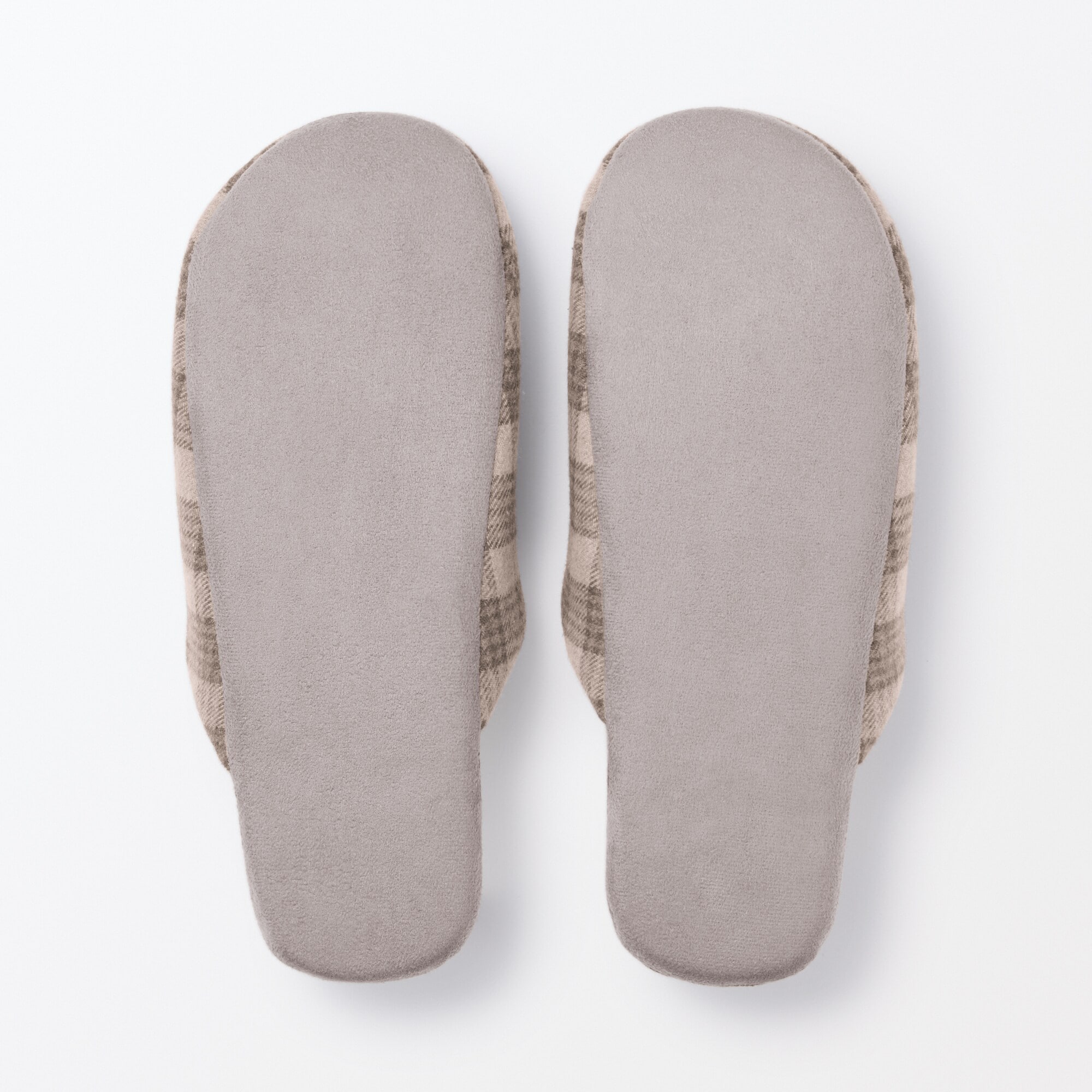 綿フランネル履き心地やわらか足なりスリッパ
