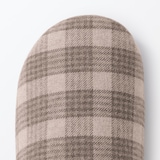 綿フランネル履き心地やわらか足なりスリッパ