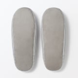 綿フランネルかかとにフィットするルームシューズ