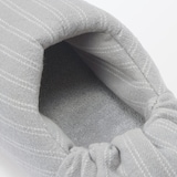 綿フランネルかかとにフィットするルームシューズ