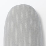 綿フランネルかかとにフィットするルームシューズ