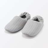 綿フランネルかかとにフィットするルームシューズ