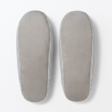 綿フランネルかかとにフィットするルームシューズ