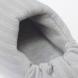 綿フランネルかかとにフィットするルームシューズ