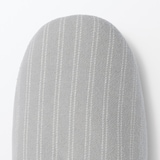 綿フランネルかかとにフィットするルームシューズ