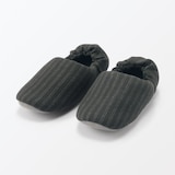 綿フランネルかかとにフィットするルームシューズ