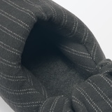 綿フランネルかかとにフィットするルームシューズ