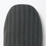 綿フランネルかかとにフィットするルームシューズ