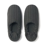 綿フランネルかかとにフィットするルームシューズ