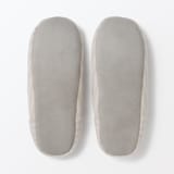 綿フランネルかかとにフィットするルームシューズ